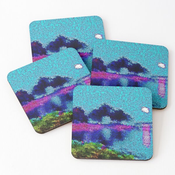 Item preview, Moon River Impressionistic Blue designed and sold by PageDesigns.