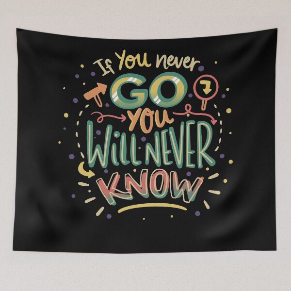 Item preview, if you never go you will never know designed and sold by ThiagoBeck.