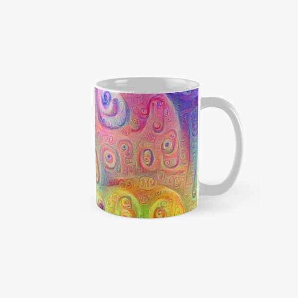 DeepDream Violet to Yellow Classic Mug