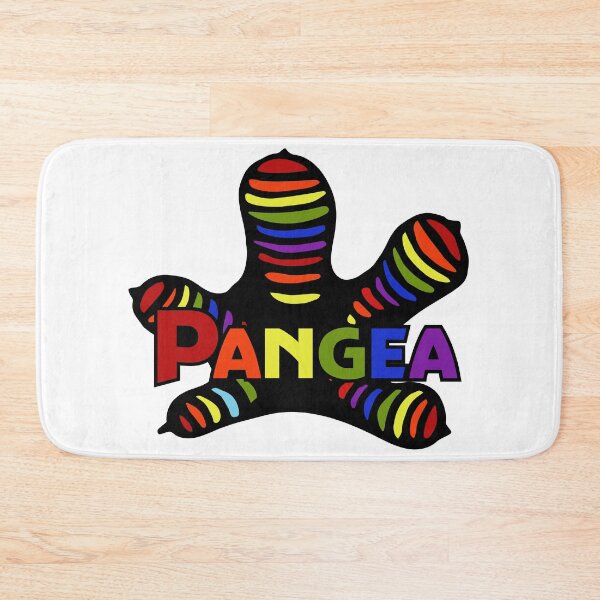 Item preview, Rainbow Pangea Foot logo with black background designed and sold by pangeareptile.