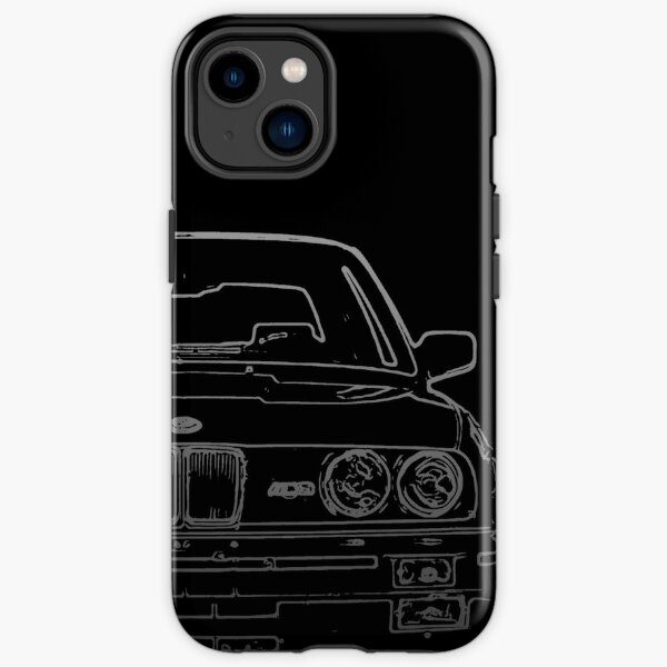 E30 Silueta frontal Car Art Edición especial V1 Funda resistente para iPhone