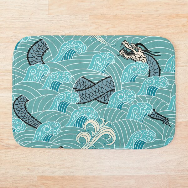 Item preview, Pattern of water with dragons designed and sold by Kirill Berbetch.