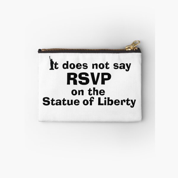 Item preview, It does not say RSVP on the statue of liberty designed and sold by TrexinSpace.