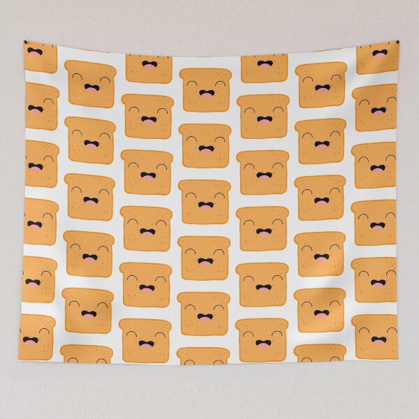 Item preview, Happy kawaii toast designed and sold by maryannacher.