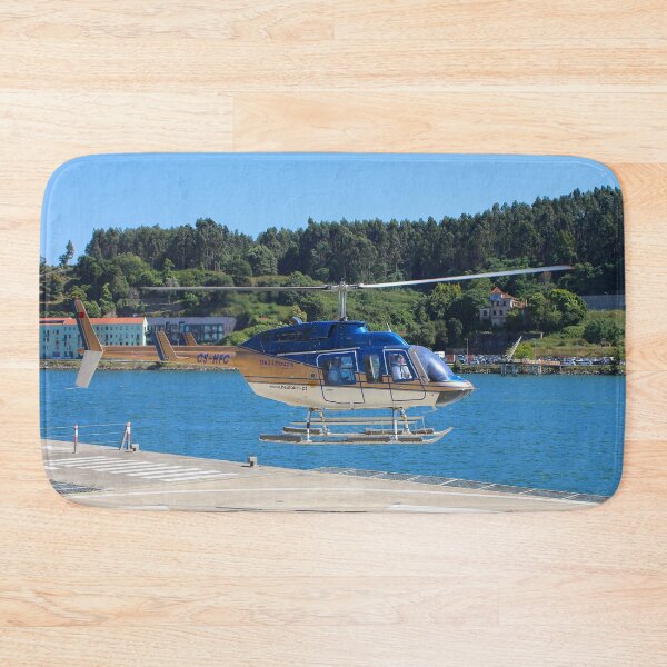 Item preview, Blue, gold and white helicopter, Portugal designed and sold by FranWest.