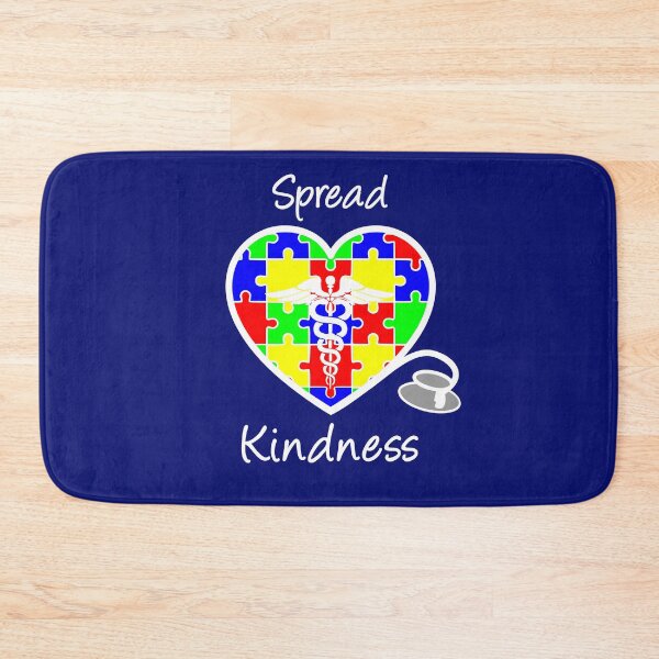 Item preview, Autism Awareness Spread Kindness Nurse Heart Puzzle designed and sold by LaurenElin.