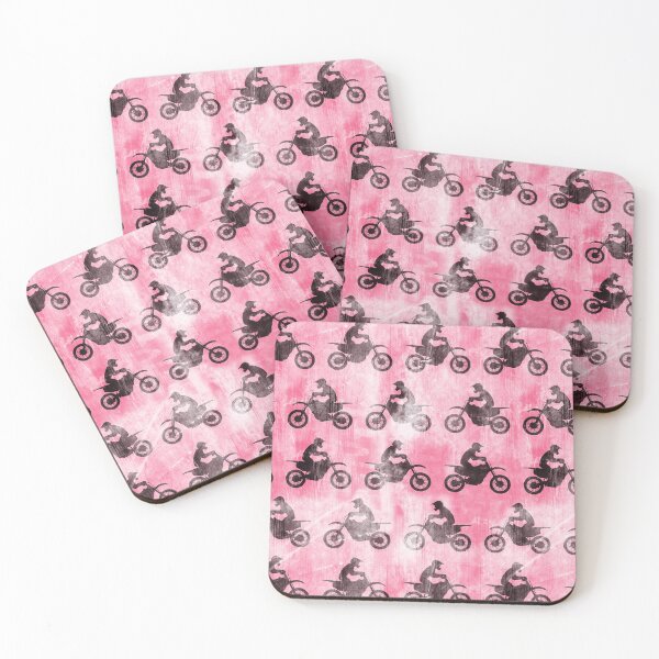 Item preview, Motocross Bikes - Pink designed and sold by littlearrow.