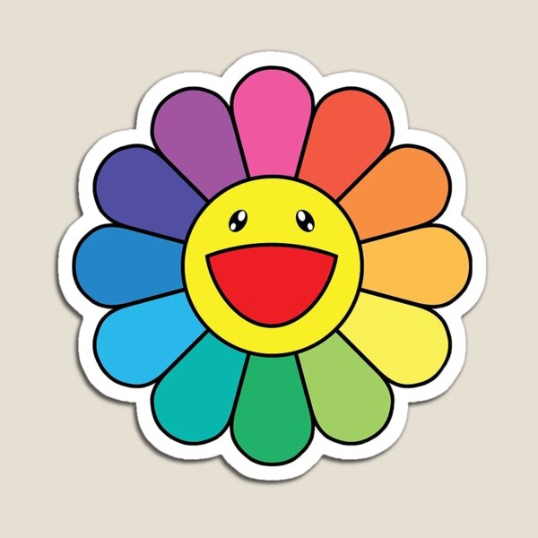 Smiling Flower Magnet