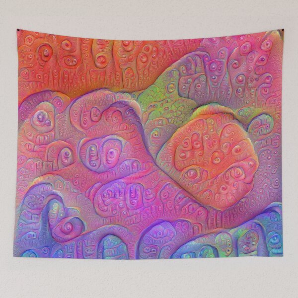 Item preview, DeepDream Tomato Steelblue designed and sold by blackhalt.