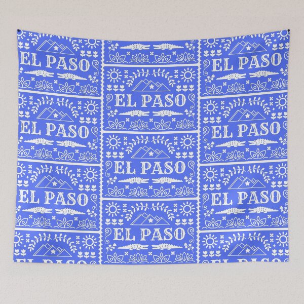 Item preview, El Paso Papel Picado Blue designed and sold by emilyo15rourke.