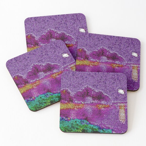 Item preview, Moon River Impressionistic Purple designed and sold by PageDesigns.