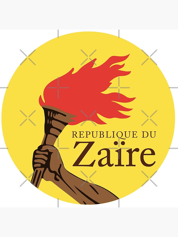 "Flag of the former Zaire" Photographic Print by 12points Redbubble