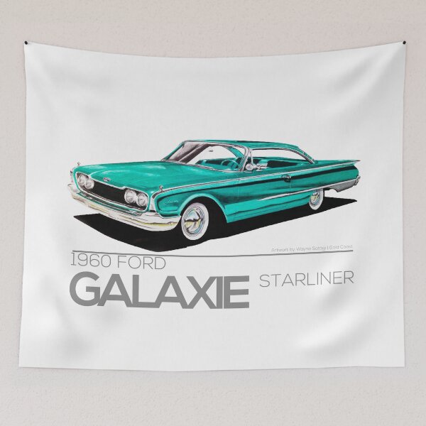 Item preview, 1960 Ford Galaxie Starliner - Automotive Classics designed and sold by Heartwall.