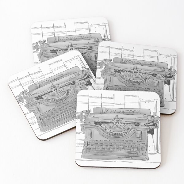 Item preview, Typewriter Woodstock | author designed and sold by frauvonesleve.