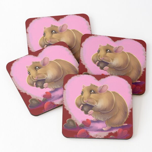 Item preview, Valentine Chocolate Hamster - no text version designed and sold by Unicornarama.