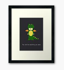 Dragon cat Framed Print