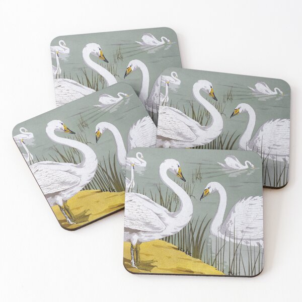 Item preview, 1897 Maurice Pillard Verneuil Swan Cygne sauvage from L'animal designed and sold by digitalvintage.