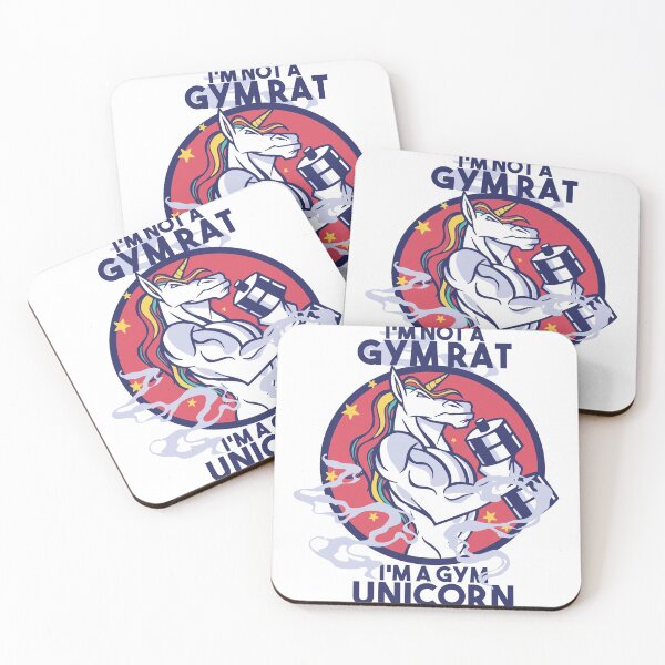 Item preview, Not a gym rat but a gym unicorn designed and sold by Frergo.