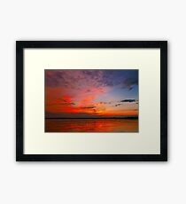 Fire In The Sky © Framed Print