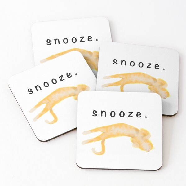 Item preview, snoozing cat designed and sold by AbbyJDesigns.