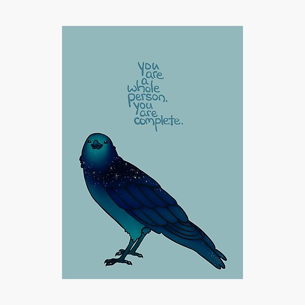 Cosmic Crow Photographic Print