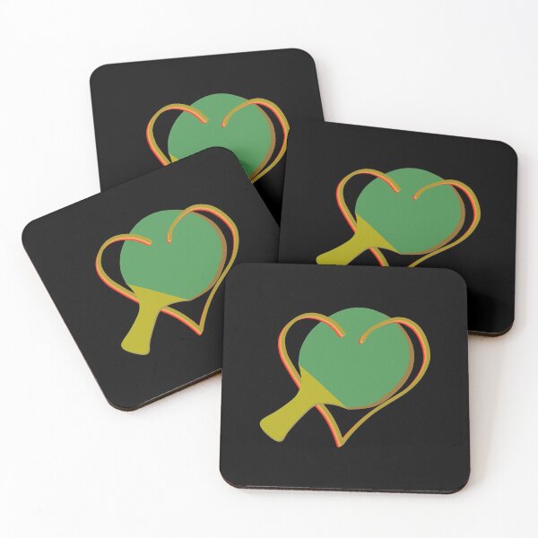Item preview, Table tennis, racket with a heart designed and sold by Bodino.