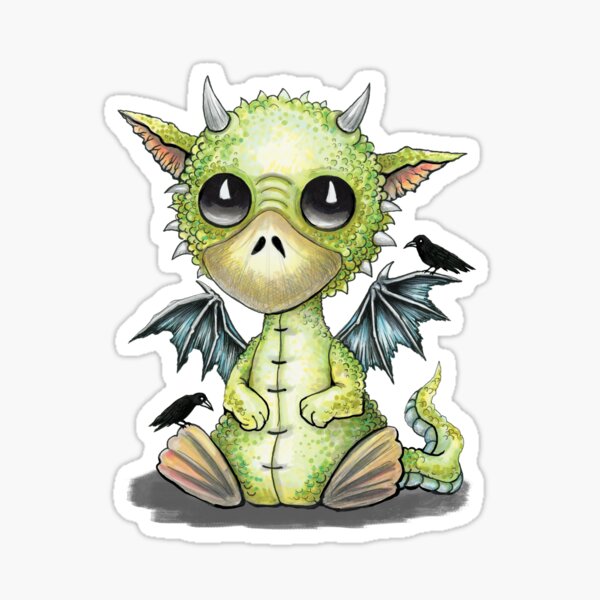 Cute Dragon Ducky Sticker