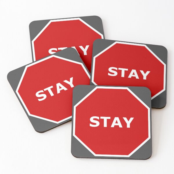 Item preview, "STAY" Stop Sign designed and sold by roselikething.