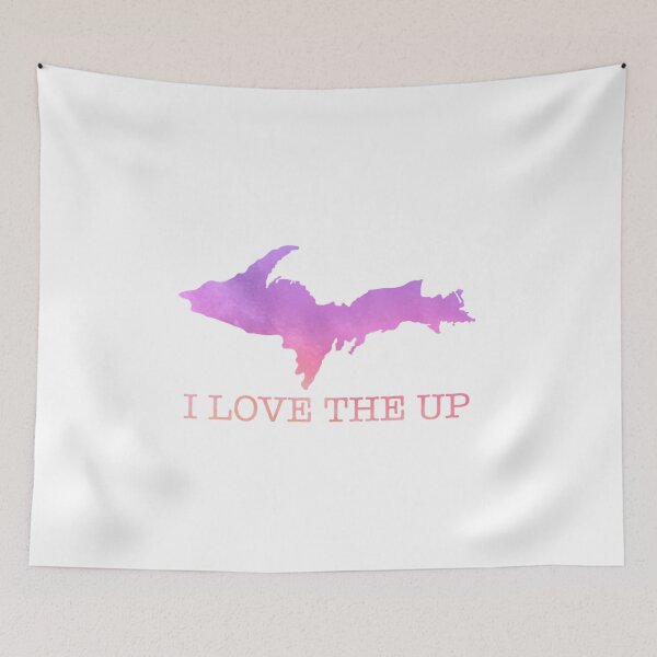Item preview, I LOVE THE UP Upper Peninsula Michigan designed and sold by Destinations Souvenirs.