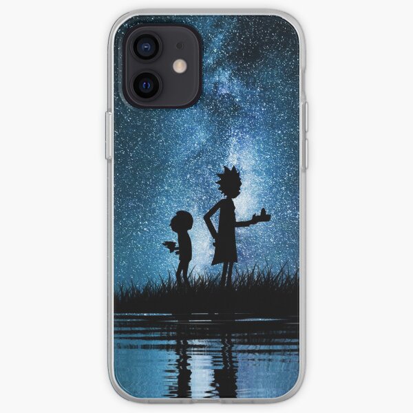 Rick et Morty dans l'espace Coque souple iPhone