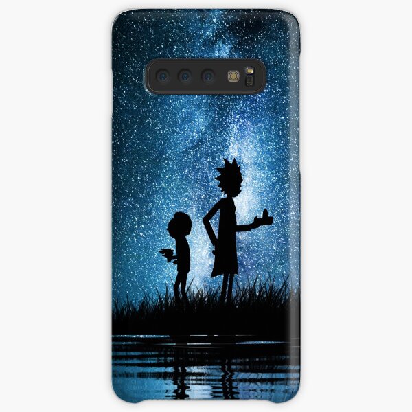 Rick and Morty in Space Samsung Galaxy Snap Case
