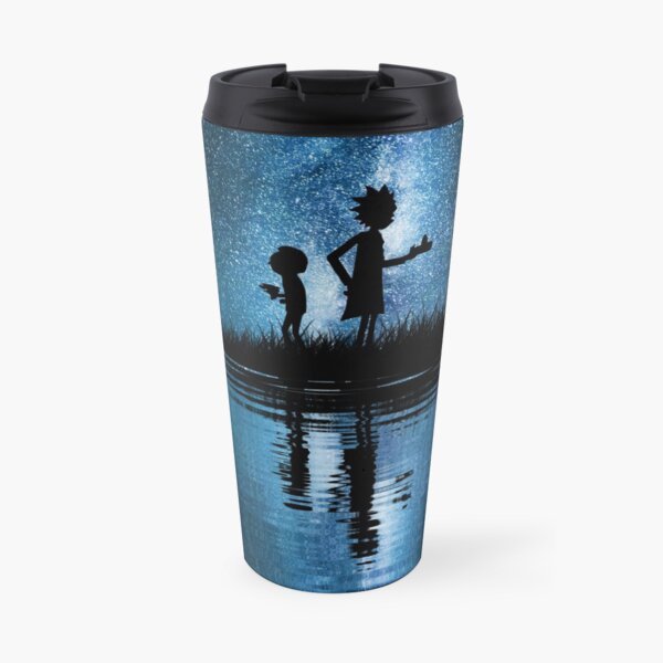 Rick and Morty in Space Travel Mug