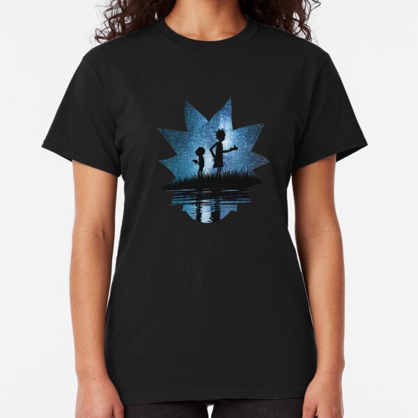 Rick and Morty in Space Classic T-Shirt
