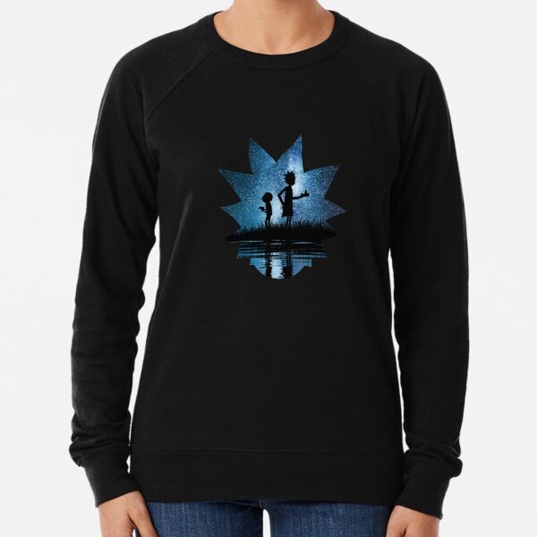 Rick and Morty in Space Lightweight Sweatshirt