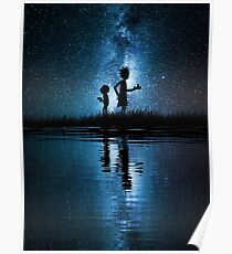Rick and Morty in Space Poster