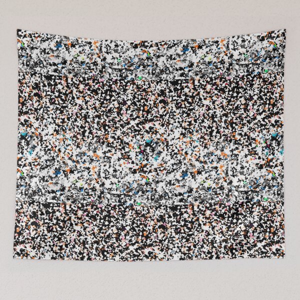 Item preview, Super Splattered Black White designed and sold by PageDesigns.