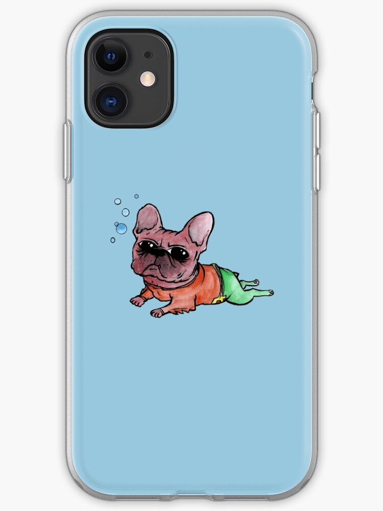 Superhero X French Bulldog 6 Of 10 Series 1 Iphone Case Cover By Liddle Ideas Redbubble