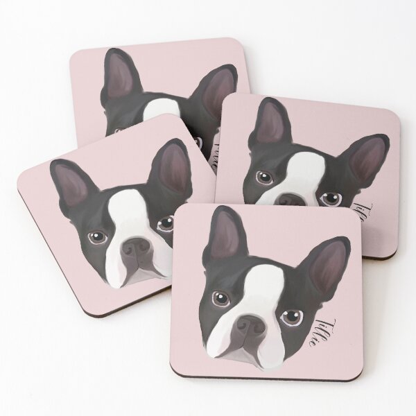 Item preview, Tillie the Boston Terrier designed and sold by Nikelle Young.