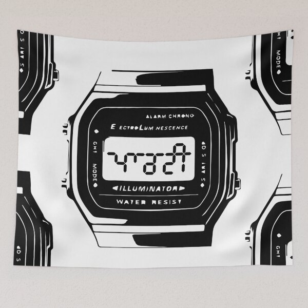 Item preview, Retro Watch Party Time Punjabi Indian Sikh T-Shirt designed and sold by Phulkari Co.