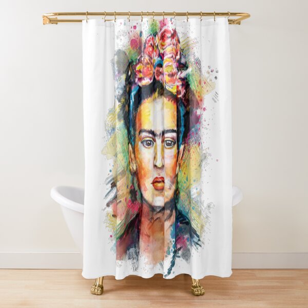 Frida Kahlo Portrait Shower Curtain