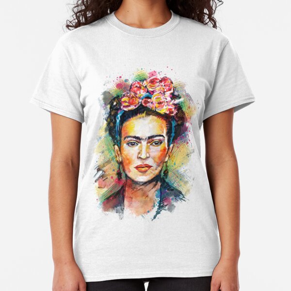 Retrato de Frida Kahlo Camiseta clásica