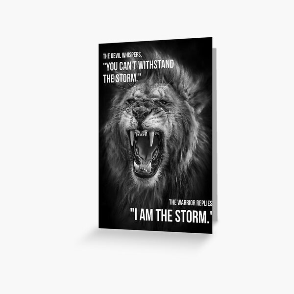 Item preview, I AM THE STORM designed and sold by Jason Cavanaugh.