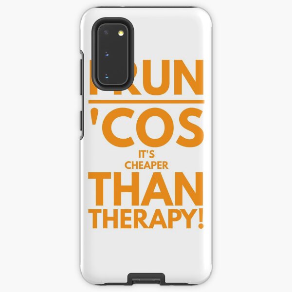 Running is Therapy Samsung Galaxy Tough Case