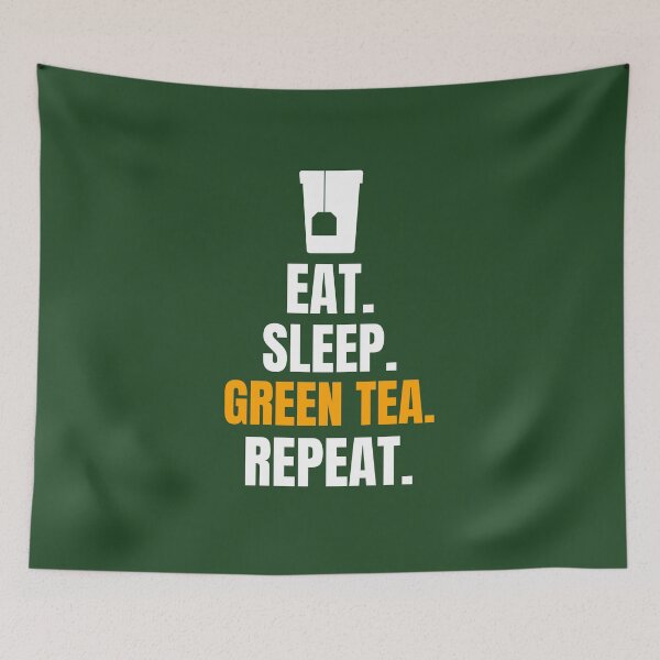 Item preview, Eat. Sleep. Green Tea. Repeat. designed and sold by EdifyEra.