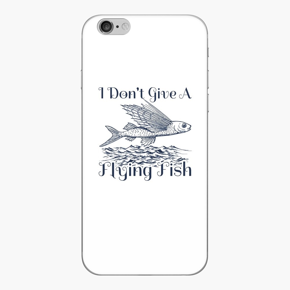 Funny Sarcastic Fishing Puns Meme - I Don't Give A Flying Fish Meme  iPad  Case & Skin for Sale by NomYen .