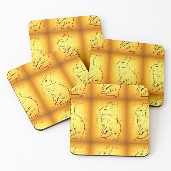Item preview, Yellow rabbit design designed and sold by cathyartist.