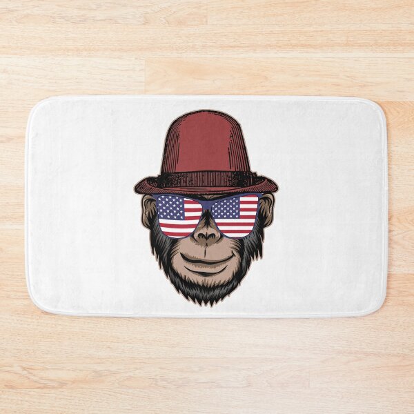 Item preview, Proud American Chimpanzee In USA Flag Sunglasses And Hat  designed and sold by NomYen ..