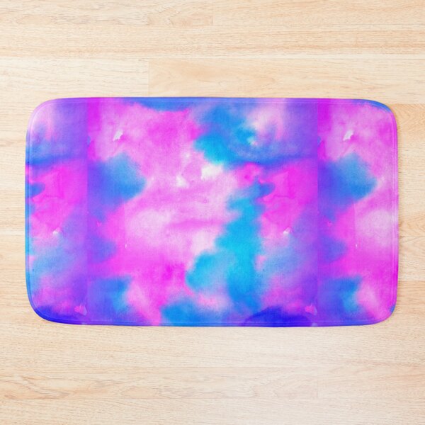 Item preview, pink and blue watercolour blobs designed and sold by cathyartist.