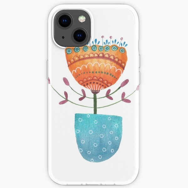 Watercolor Flower Day 25 iPhone Soft Case