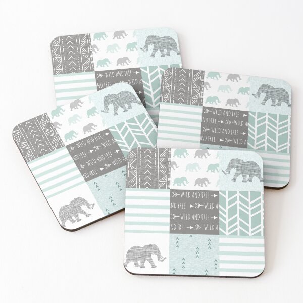 Artikelvorschau, Elefanten-Patchwork-Jade entworfen und verkauft von SugarPineDesign.